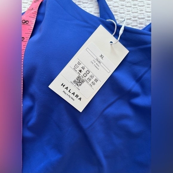 NWT Halara Cloudful Air Backless Cool Touch Activity Euphoria Air Dress Blue - Picture 9 of 16